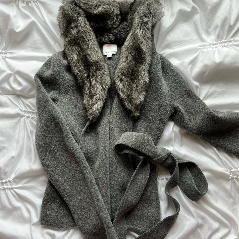 ETT&TWA Fur Lined Jacket. by Anthropologie